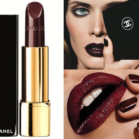 noir rouge chanel|Chanel Rouge noir lipstick.